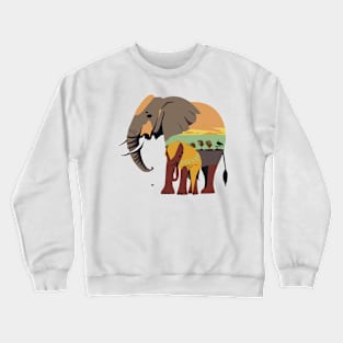 wildlife safari Crewneck Sweatshirt